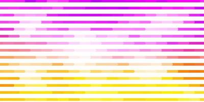 Light Pink, Yellow vector backdrop with lines.