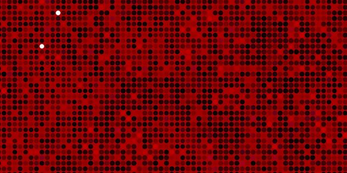 Dark Red vector texture with disks.