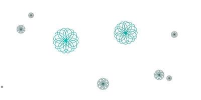 Light Green vector layout with circle shapes.