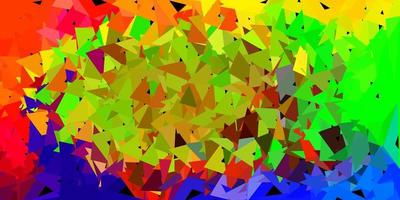 Light multicolor vector polygonal backdrop.