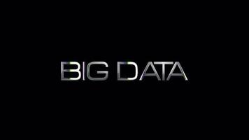 effetto testo glitch big data big video