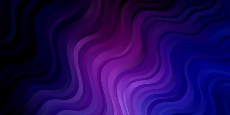 Dark Pink, Blue vector pattern with wry lines.
