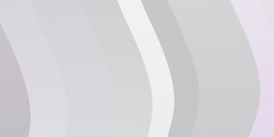 Light Purple vector background with curved lines.