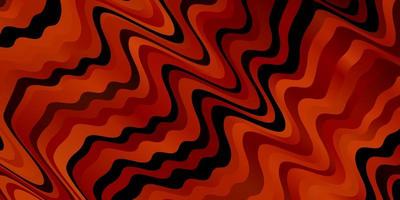 Dark Orange vector template with lines.