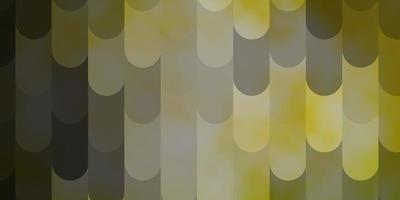 Light Green, Yellow vector background with lines.