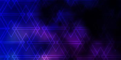 Dark Pink, Blue vector pattern with polygonal style.