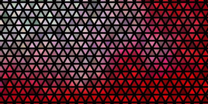 diseño de vector rojo claro con líneas, triángulos.