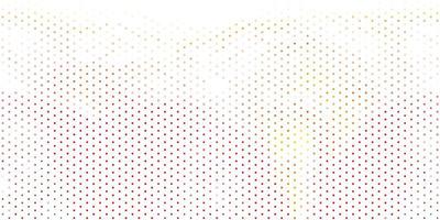 Light red, yellow vector backdrop with dots.