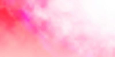 Light Red vector layout with cloudscape.
