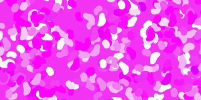 Light pink vector pattern with abstract shapes.