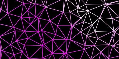 Light purple vector triangle mosaic template.