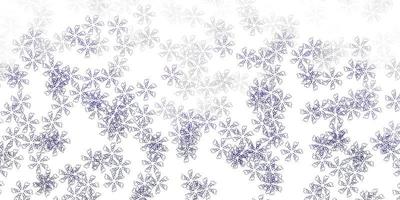 Light gray vector abstract pattern with leaves.