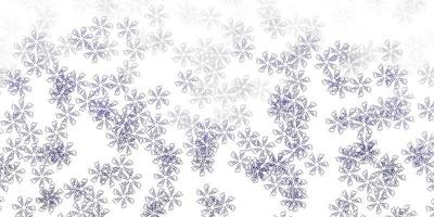 Light gray vector abstract pattern with leaves.