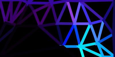 Dark pink, blue vector gradient polygon layout.