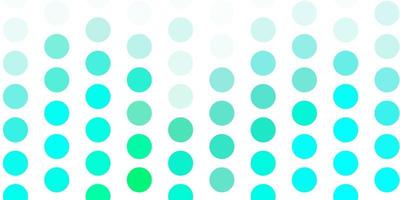 Light green vector pattern with spheres.