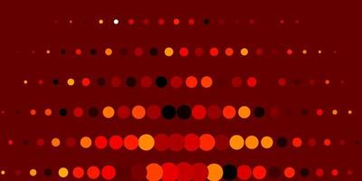 Dark Orange vector layout with circle shapes.