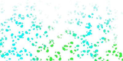 Light green vector backdrop with chaotic shapes.