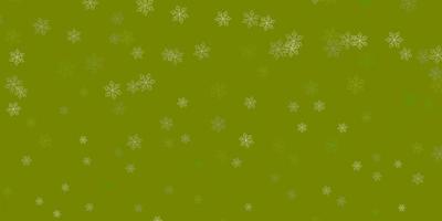 Light green vector natural backdrop with flowers.