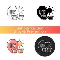 Sunglasses vector icon