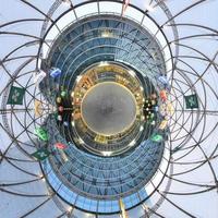 Panoramic Little Planet on Milano, Italy photo