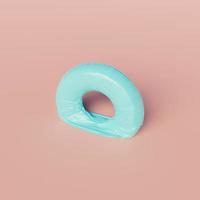 Deflated inflatable ring