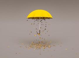 Autumn rain concept photo