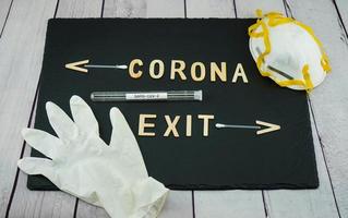 corona Virus a world wide pandemic illness photo