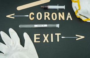 corona Virus a world wide pandemic illness photo