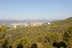 Villages from the mountains of Collcerola, Barcelona photo