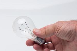 Traditional filament and incandescent bulb photo