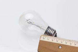 Traditional filament and incandescent bulb photo