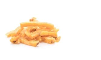 French fries on white background photo