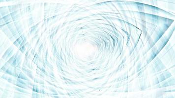 Glow White Blue Hypnotic Psychedelic Tunnel Loop Rotation