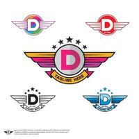 Letter D Logo Vector set