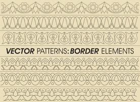 Vector Border Patterns Design