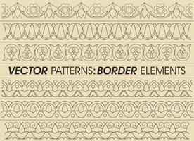 Vector Border Patterns Design