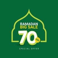 Ramadan flash sale vector design template