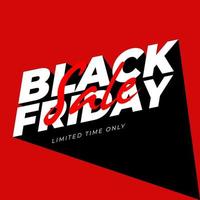 Black Friday Sale banner. vector