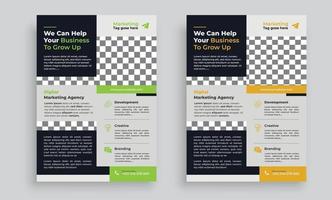 Business Flyer Template A4 size vector