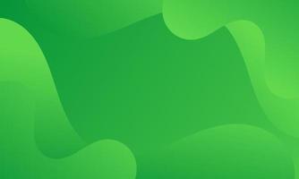 Abstract Green Fluid Wave Background vector