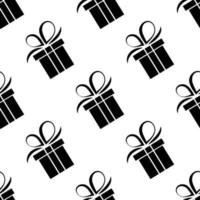 gift box seamless pattern vector