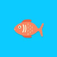 Cartoon fish illustration vector for free download