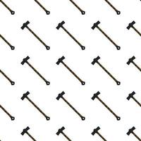 Illustration on theme pattern steel axes with wooden handle vector