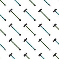 Illustration on theme pattern steel axes with wooden handle vector