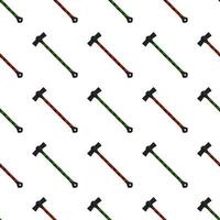 Illustration on theme pattern steel axes with wooden handle vector