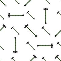 Illustration on theme pattern steel axes with wooden handle vector