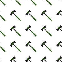 Illustration on theme pattern steel axes with wooden handle vector