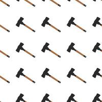 Illustration on theme pattern steel axes with wooden handle vector
