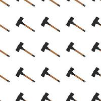 Illustration on theme pattern steel axes with wooden handle vector