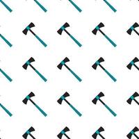 Illustration on theme pattern steel axes with wooden handle vector